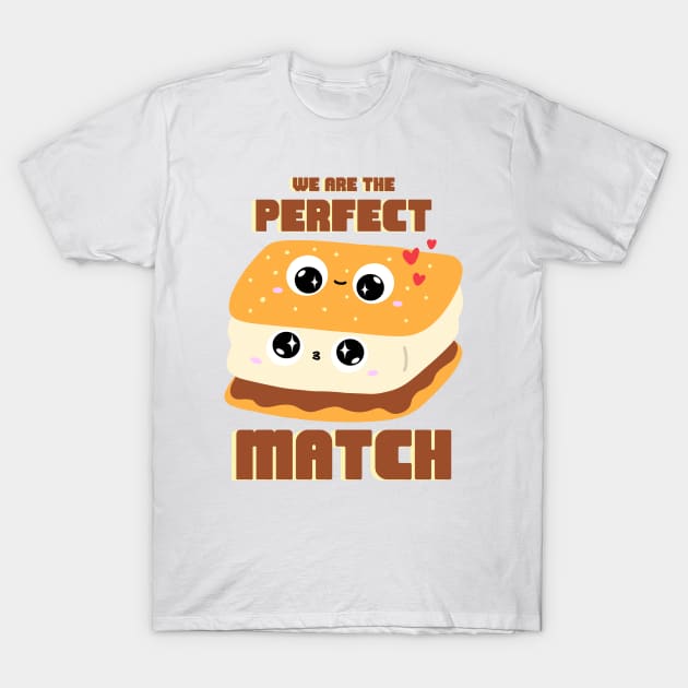 We Are The Perfect Match - Cute T-Shirt by Tip Top Tee's